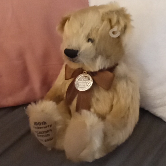 Harry The GOLDEN Teddy Bear COLLECTORS EDITION 2002 Vintage stuffed animal - Picture 5 of 7